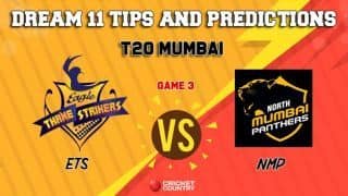 Dream11 Prediction: ETS vs NMP Team Best Players to Pick for Today’s Match between Eagle Thane Strikers and North Mumbai Panthers in T20 Mumbai in Wankede at 3:30 PM
